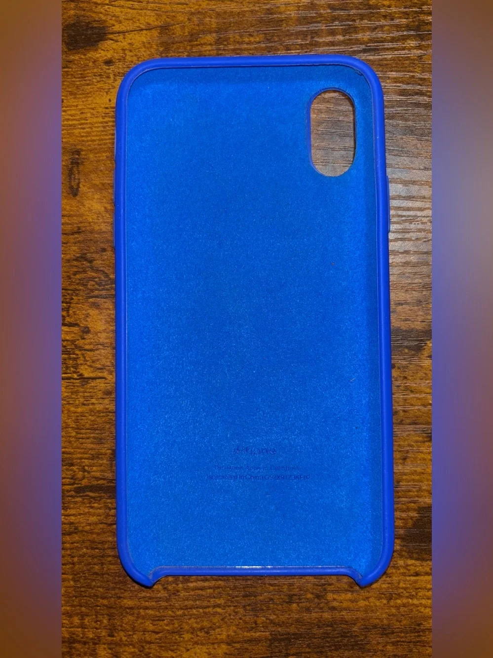 iPhone XR Silicone iPhone Case - Blue 🔵🛜